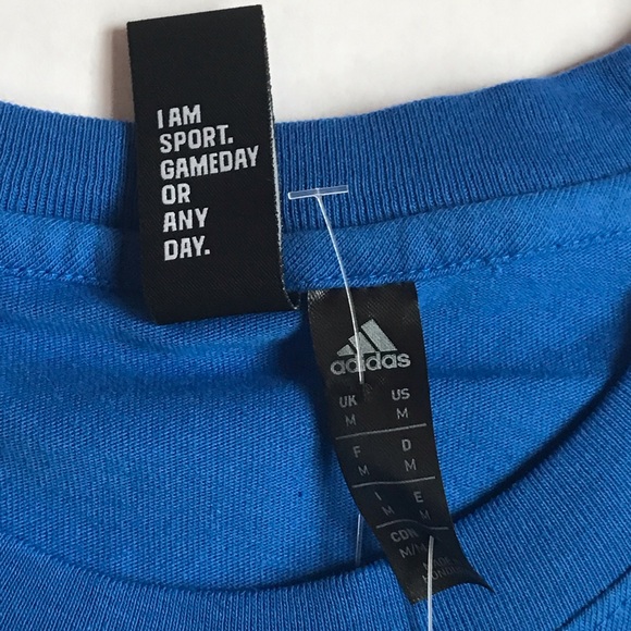 Adidas Men’s The Pack Split T-shirt Blue - Picture 5 of 15